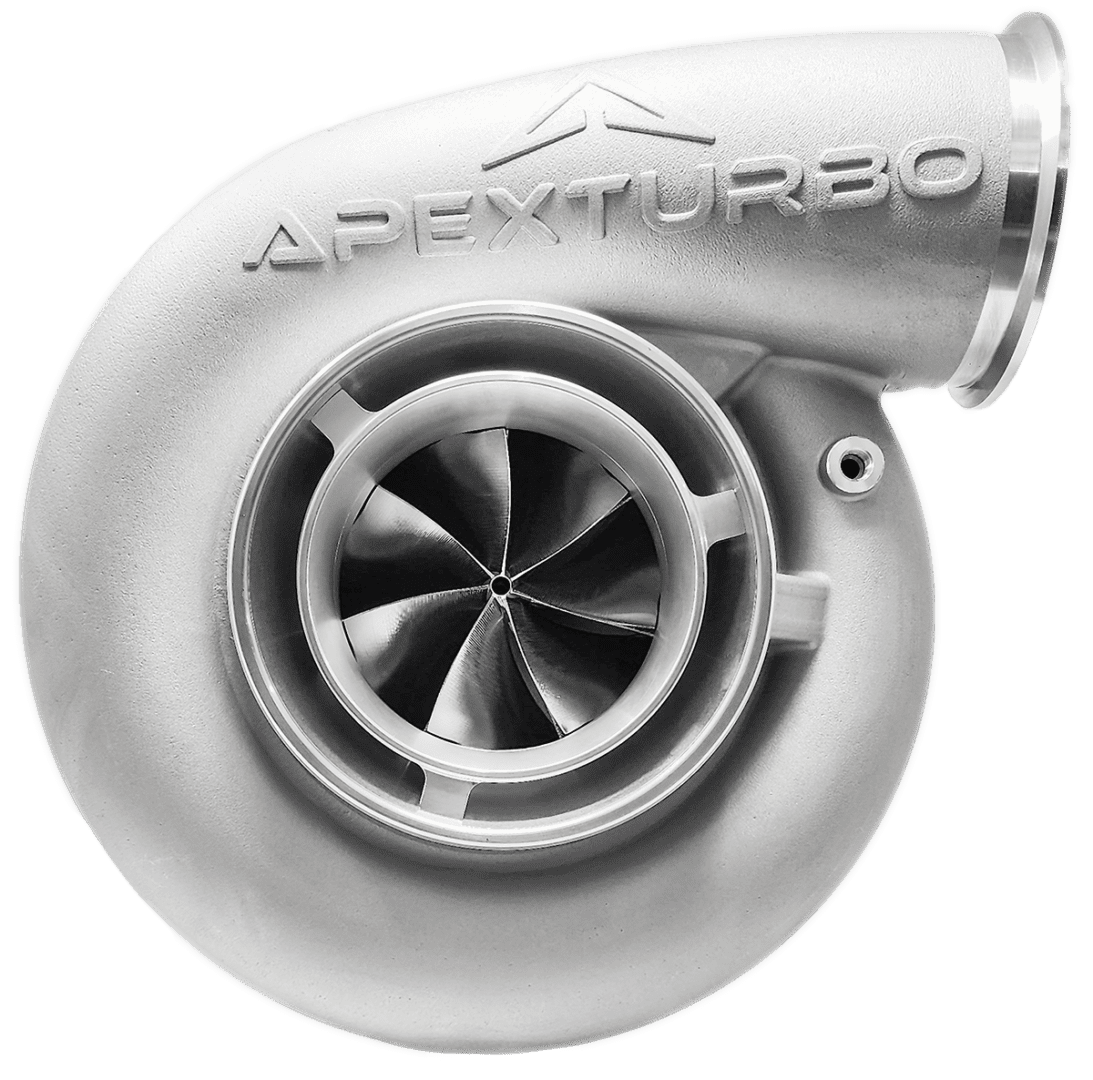 A performance turbo with the word APX 9813 on it.